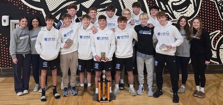 Louisville Leopards Wrestling North Canton Holiday Tournament Champions 2025