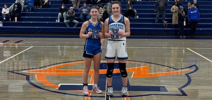 Maggie Baker and Adaya Collenette Louisville Leopards Vs. Brunswick Blue Devils Titan Holiday Hoops MVP 2025