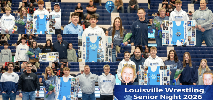 Louisville Leopards Wrestling Senior Night 2026