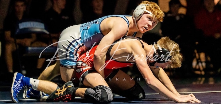 Kaiden Barker Louisville Leopards Vs. Chardon Hilltoppers Wrestling 2026 - Everhart