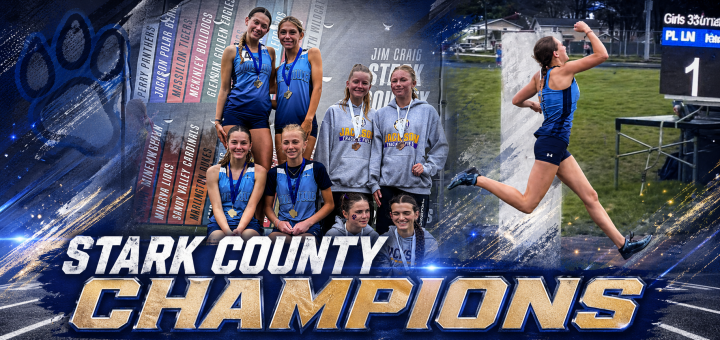 Kylah Meyer & Louisville Leopards Girls Track 4x800 Stark County Champions 2026