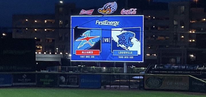 Louisville Leopards Vs. Alliance Aviators Baseball at 7 17 Credit Union Park
