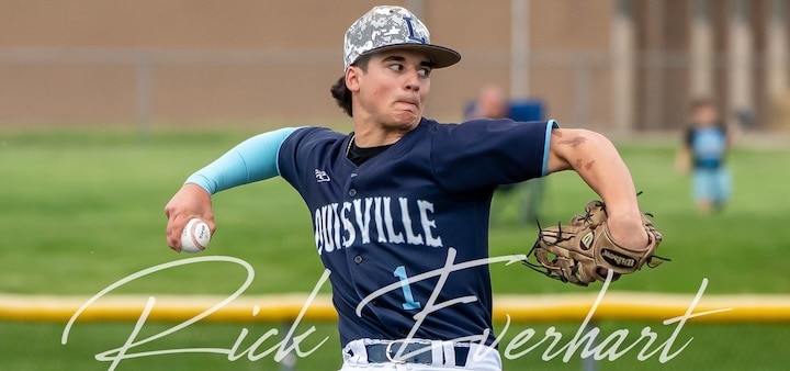 Caden Kortis Pitching Louisville Leopards Vs. Dover Tornadoes Baseball 2026