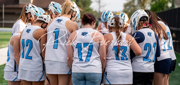 Louisville Leopards Girls Lacrosse Team Huddled 2026 - Everhart