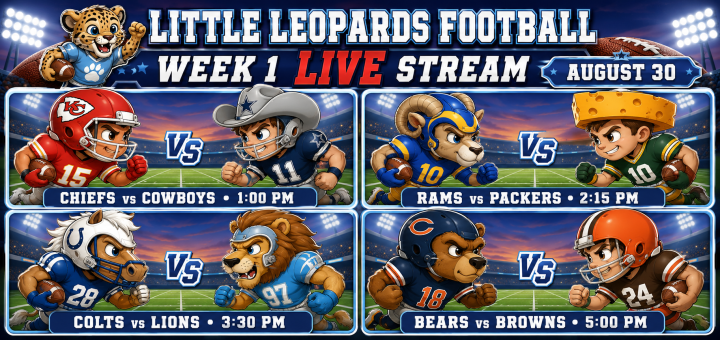 Little Leopards Football 2026 Week 1