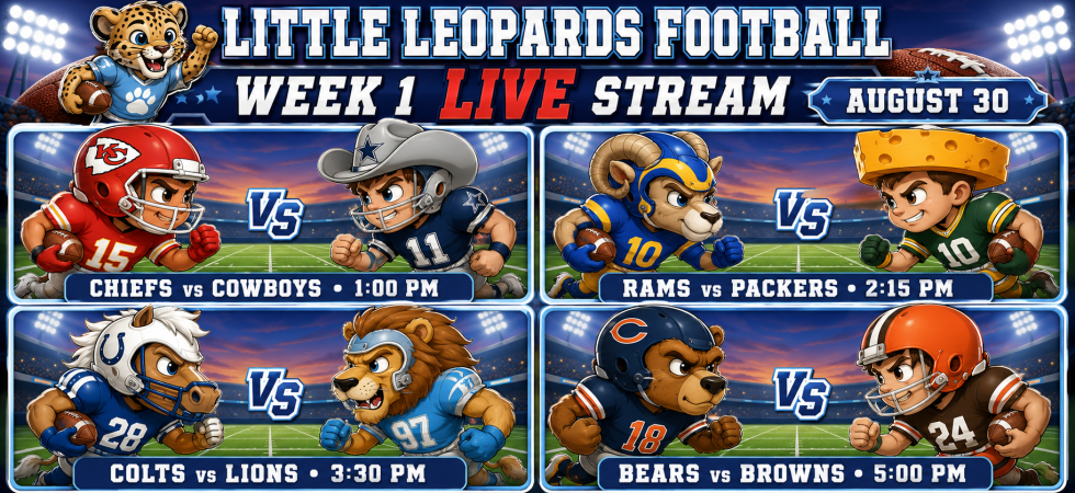 Little Leopards Football 2026 Week 1