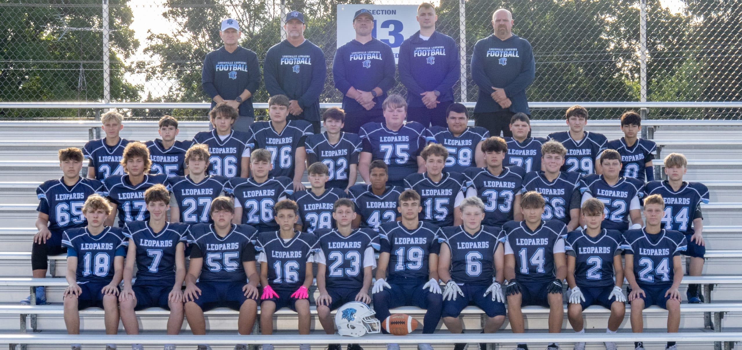 Louisville Leopards 8th Grade Football Team 2026