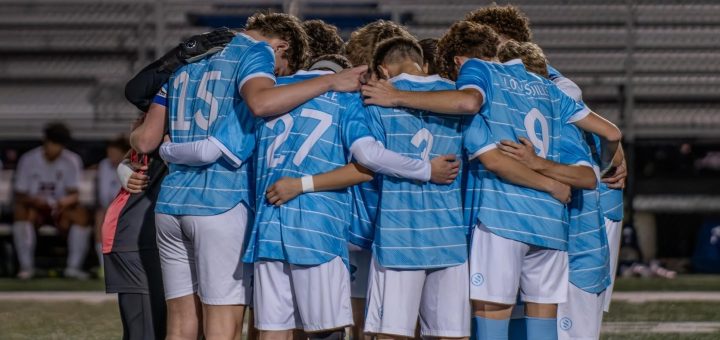 Louisville Leopards Boys Soccer Huddle 2026 Vs. Austintown Fitch - Shadle
