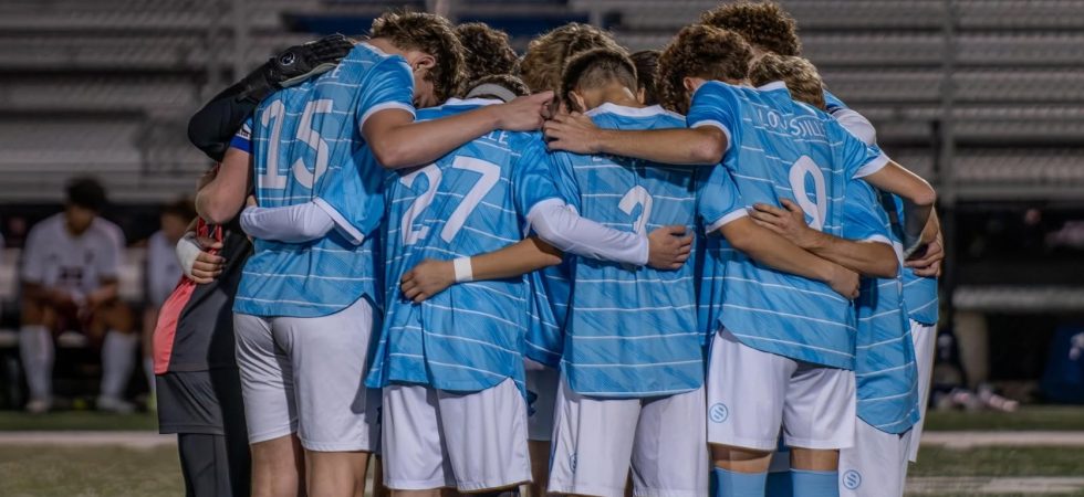 Louisville Leopards Boys Soccer Huddle 2026 Vs. Austintown Fitch - Shadle