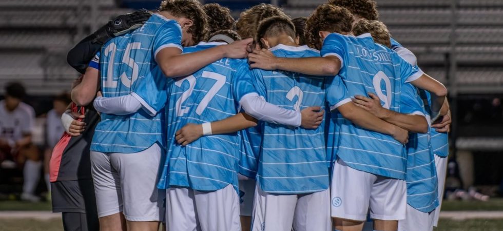 Louisville Leopards Boys Soccer Huddle Vs. Austintown Fitch Falcons 2026 - Shadle