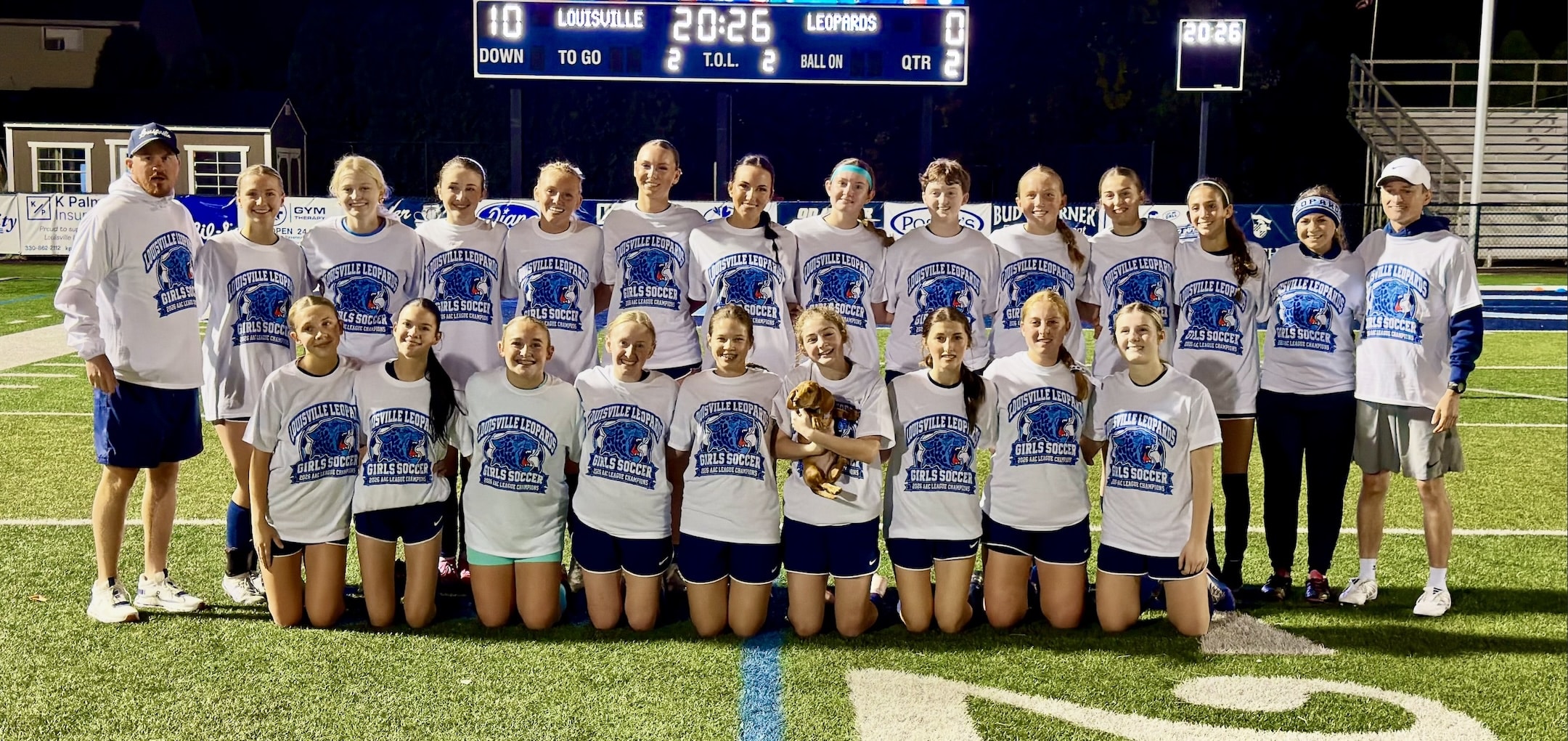 Louisville Leopards Girls Soccer 2026 AAC Champions