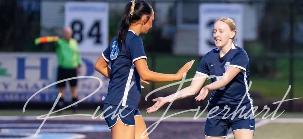 Reese Riley and Avery Mann Louisville Leopards Girls Soccer 2026 Vs. Boardman - Everhart