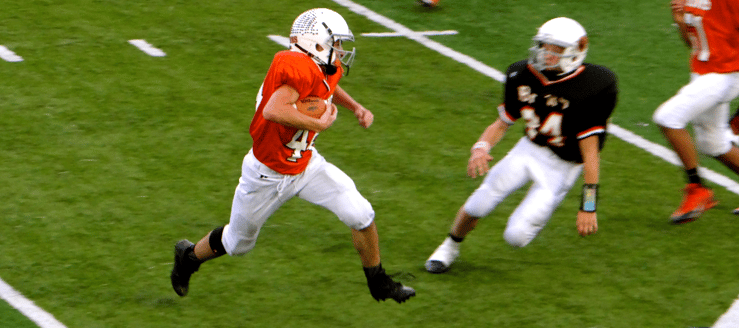 Dylan Walczak Little Leopards Football Browns Vs. Bears