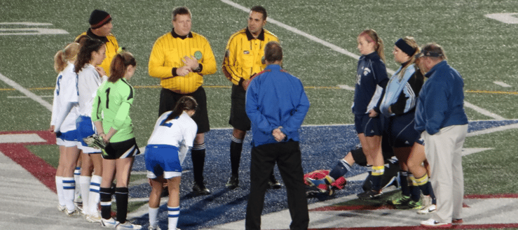 Louisville Leopards Vs. Lake Blue Streaks Girls Soccer Tournament 2013